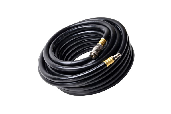 Шланг резиновый пневматический 10 м, 10х17 мм с быстросъемными соединениями Pegas pneumatic 4917