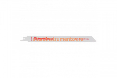 Полотна универсальные для сабельной пилы S1122VF (227х200 мм, 1,8-2,5 мм, 2 шт.) MATRIX 782002