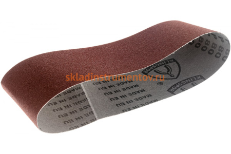 Шлиф-лента универсальная для шлифмашин (100х610 мм; Р80) KLINGSPOR 4481