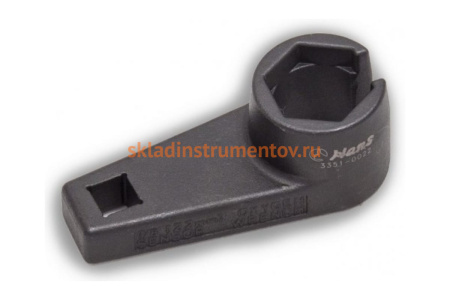 Разрезная головка для кислородных датчиков 3/8", 22мм Hans 3351-OO22