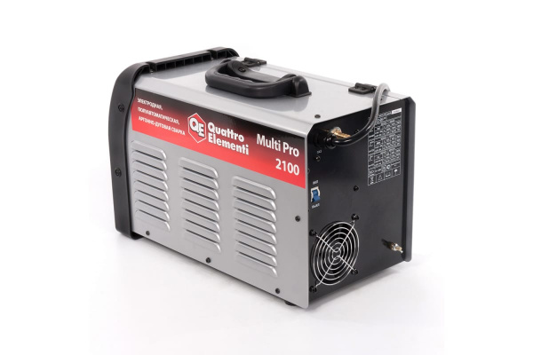 Инверторный аппарат полуавтоматической сварки QUATTRO ELEMENTI Multi Pro 2100 772-593 Инверторный аппарат полуавтоматической сварки QUATTRO ELEMENTI Multi Pro 2100 772-593