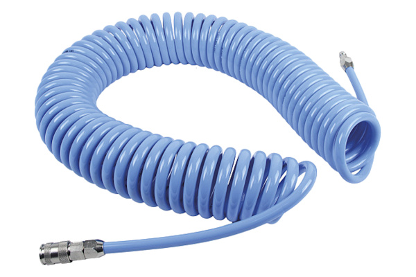 Шланг воздушный спиральный с быстросъемными соединениями (10 м; 6.5х10 мм; 9 бар) AIST 00-00009031