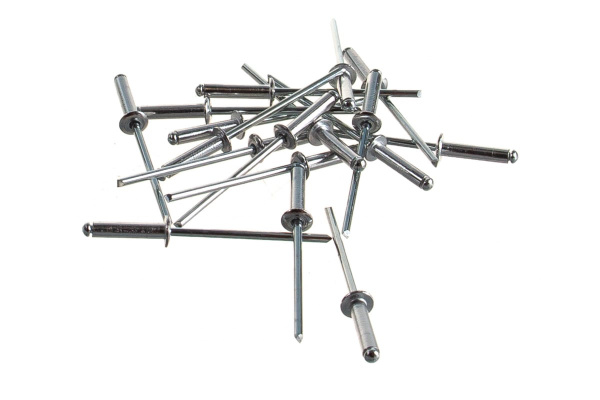 Заклепка вытяжная открытая алюминий/сталь AlMg 1.5%/St (500 шт; 3.2x14 мм; Борт: Стандарт) MESSER 111113214-500