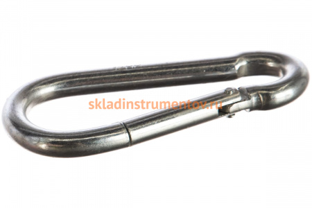 Карабин оцинкованный DIN 5299С 8 шт. (12 мм; ТФ5) Зубр 4-304545-12