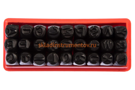 Буквенные клейма № 5 (латинский шрифт, сталь) GRIFF g111045