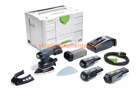 Аккумуляторная дельтавидная шлифмашина FESTOOL DTSC 400 Li 3,1 I-Set 575703