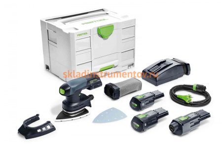 Аккумуляторная дельтавидная шлифмашина FESTOOL DTSC 400 Li 3,1 I-Set 575703