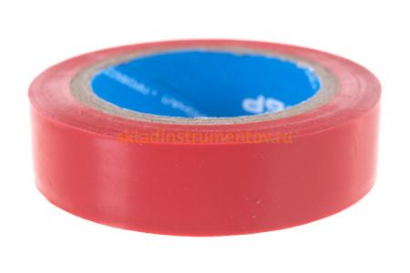 Изолента Зубр ЭЛЕК-10 ПВХ не поддерживает горение 10м /0 13х15мм/ красная 1233-3_z02