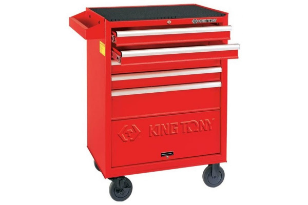 Инструментальная тележка (5 ящиков и отсек) KING TONY 87432-5B