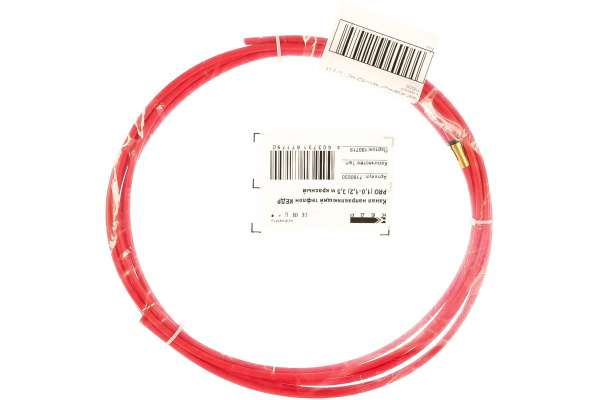 Канал направляющий тефлоновый (3.5 м; 1.0–1.2 мм; красный) КЕДР 7160030