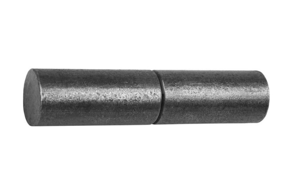 Петля для металлических дверей СИБИН галтованная, цилиндрической формы, с впрессованным шариком, 20x110 мм 37617-110-20