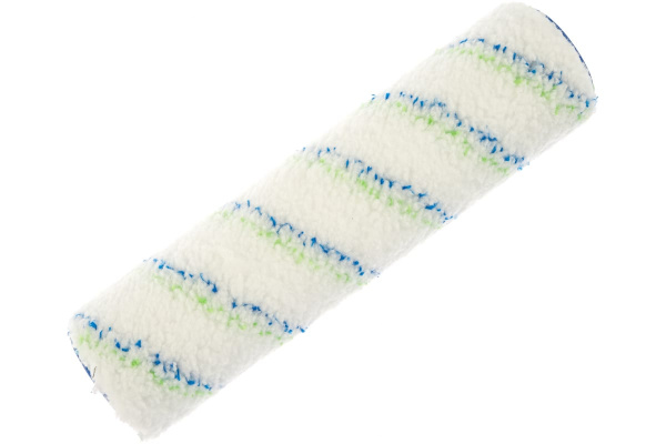 Сменный валик 250 мм, ворс 12 мм, D - 48 мм, D ручки - 8 мм СИБРТЕХ Водные краски 80139