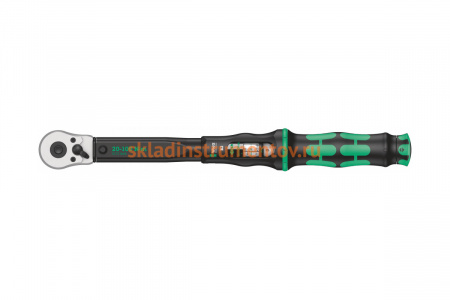Динамометрический ключ с трещоткой WERA Click-Torque C 2 1/2, 20-100 Нм, L-405 мм WE-075621