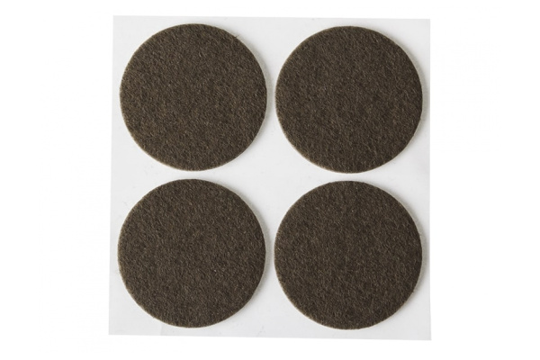 Самоклеящиеся накладки на мебельные ножки Stayer COMFORT фетровые, коричневые, круглые - диаметр 22мм, 20 шт 40910-22