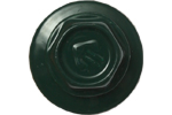 Саморезы для крепления кровель. матер. к дерев. обреш. Зубр цвет RAL 6005 "зеленый насыщ.", оцинк., 4,8x35 мм, 1800 шт 4-300310-48-035-6005