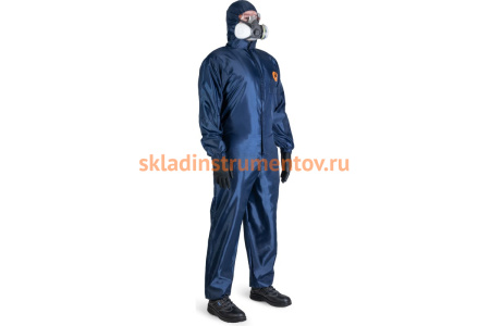 Малярный многоразовый комбинезон JetaSafety синий JPC75B-XXL