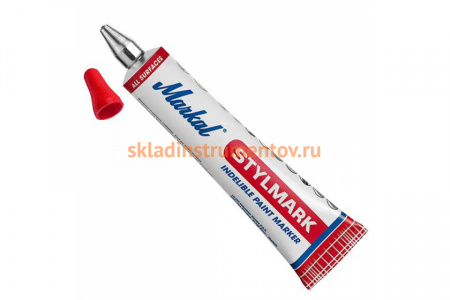 Маркер-краска в металлической тубе Markal Stylmark, 3,0 мм, красный 96654