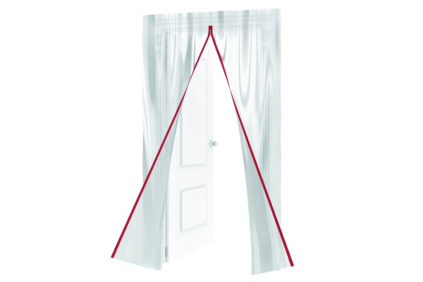 Пленочная дверь на молнии типа I с малярной лентой 25 см, 10 м (220x120 см) MATRIX  88757