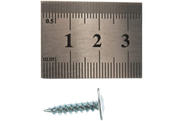 Саморезы Зубр с прессшайбой по листовому металлу до 0,9мм, PH2, 4,2x19мм, ТФ1, 450шт 4-300191-42-019