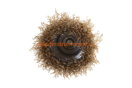 Корщетка чашечная для дрели со шпилькой (50 мм) КУРС 38466