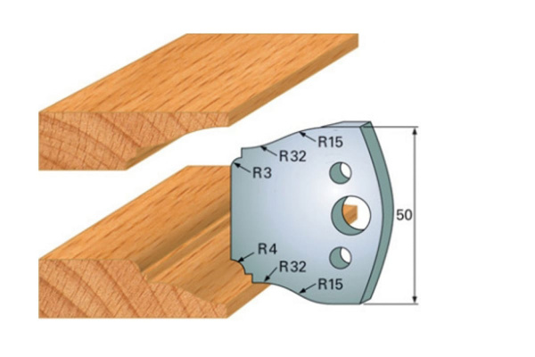 Комплект из 2-х ножей 50x4 SP CMT 690.568