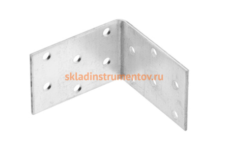 Крепежный равносторонний уголок ЗУБР 50х100х100 х 2мм 50 шт 310205-050-100