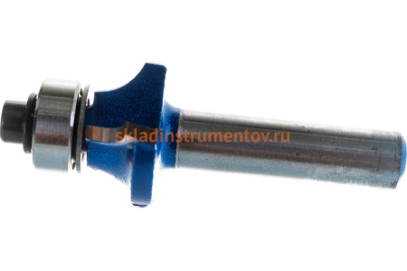 Фреза кромочная калевочная №1 ПРОФЕССИОНАЛ (22.2х9.4х52.4 мм; R4.8 мм; хвостовик 8 мм; ВК6) Зубр 28701-22.2