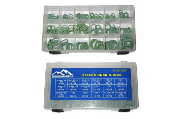 Кольца уплотнительные HNBR, набор 270 шт Trommelberg E101302