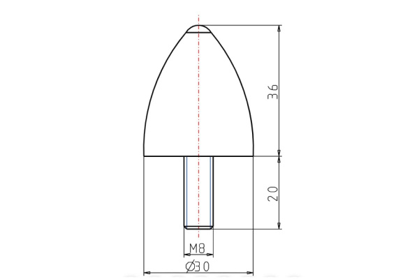 Резинометаллический буфер KIPP K0574.03003655
