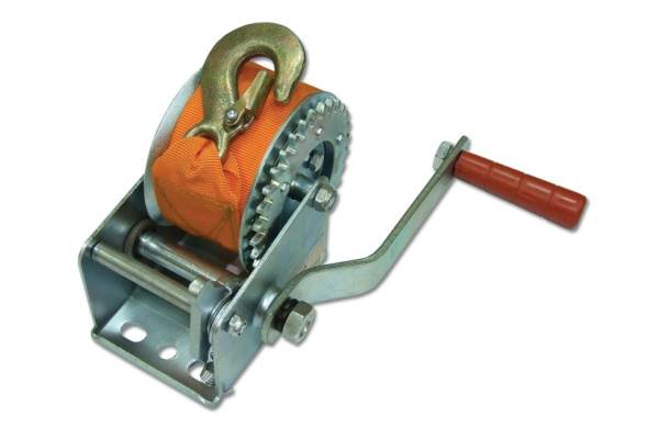 Шестеренчатая ленточная лебедка 0.8 т SANTOOL 110203-008