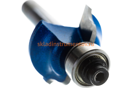 Фреза кромочная калевочная №6 ПРОФЕССИОНАЛ (28.6х12х55 мм; R4.8 мм; хвостовик 8 мм) Зубр 28707-28.6