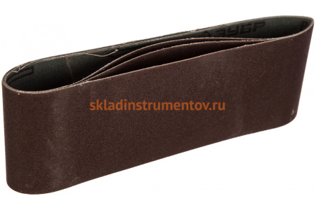 Лента шлифовальная "МАСТЕР" 3 шт. (75х457 мм; P180) для ЛШМ Зубр 35541-180