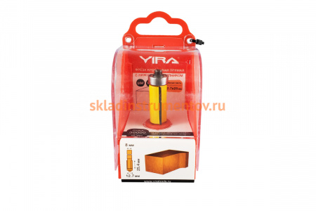 Фреза кромочная прямая (12.7х25 мм; нижний подшипник 12.7 мм) VIRA 553327