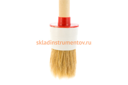 Круглая кисть SANTOOL №10 40 мм с деревянной ручкой 010115-010