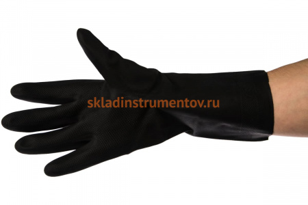 Сантехнические перчатки СИБРТЕХ латекс, XXL 67794