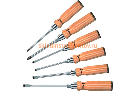 Мебельный набор отверток 930/935/6 SATZ 6TLG. WERA WE-018251