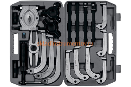 Гидравлический набор съемников 10т, 25шт в кейсе AIST 67100423 00-00003804