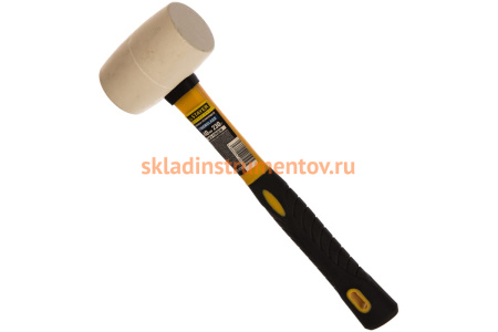 Резиновая белая киянка с фибергласовой ручкой 230г STAYER PROFI 20533-230
