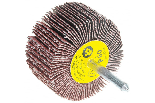 Круг шлифовальный лепестковый на шпильке (60х30 мм; 6 мм; Р60) KLINGSPOR 13051