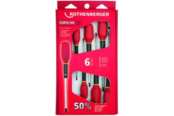 Универсальный набор отверток 6шт Rothenberger 73571