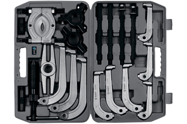 Гидравлический набор съемников 10т, 25шт в кейсе AIST 67100423 00-00003804