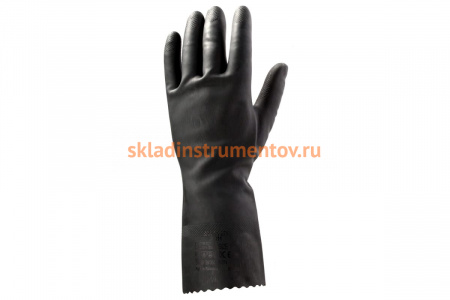 Латексные химически стойкие перчатки JetaSafety JL711-M