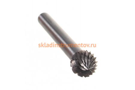 Бор-фреза форма D сфера EXTRA (9.6x9 мм; хвостовик 6 мм) D.BOR 121924460096