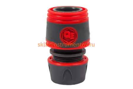 Соединитель быстроразъемный с аквастопом 1/2" QUATTRO ELEMENTI 646-089