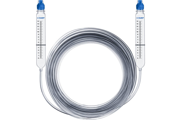 Строительный гидроуровень ЗУБР Профессионал 15 м 3482-08-15