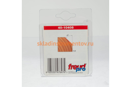 Фреза фасочная с подшипником (33х11.5 мм; хвостовик 8 мм) FREUD PRO 40-10408