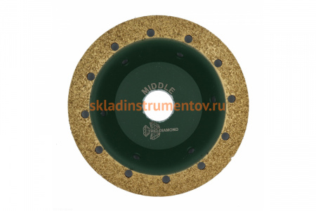 Чашка по дереву плоская Grand шаг 4 Middle 125 мм TRIO-DIAMOND 390004