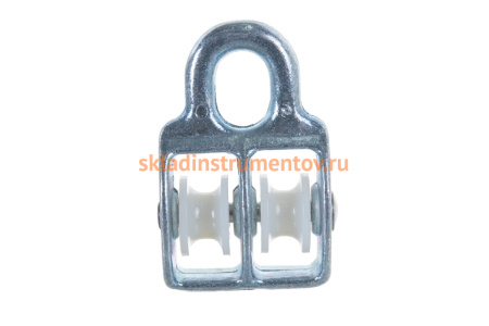 Блок двойной с пластиковым роликом (10 шт; 5х15 мм; ТФ5) Зубр 4-304595-15