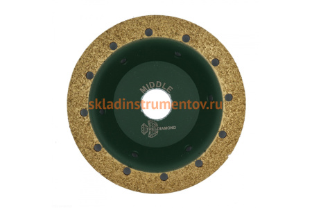 Чашка по дереву плоская Grand шаг 4 Middle 125 мм TRIO-DIAMOND 390004