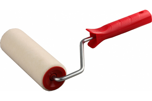 Малярный валик в сборе Зубр Эксперт Мохер шерсть бюгель 8 мм 48x180 мм 03533-18